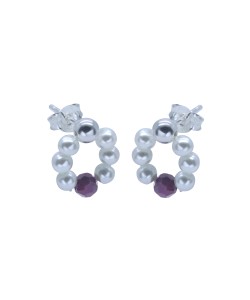 Silver Stud Earring STS-5811